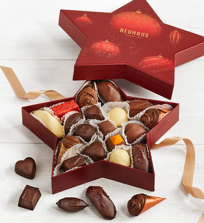 Neuhaus Holiday 2022 Belgian Chocolate Star Box
